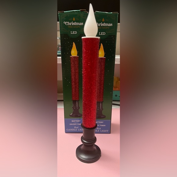 🌺Battery Operated LED Red Candle Light (Set of 2) - Picture 4 of 7